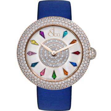 Jacob & Co. Brilliant Half Pave Rose Gold 38 mm BQ020.40.RH.KR.A