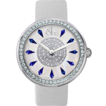Jacob & Co. Brilliant One Row Blue Sapphires 44 mm BQ030.10.RO.KF.A