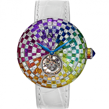 Jacob & Co. Brilliant Flying Tourbillon Arlequino Multi Color III 47 mm BT543.30.HX.HX.B